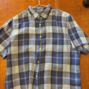 Banana Republic Linen Short Sleeve Large